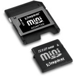  Kingston 512Mb Mini Secure Digital Card